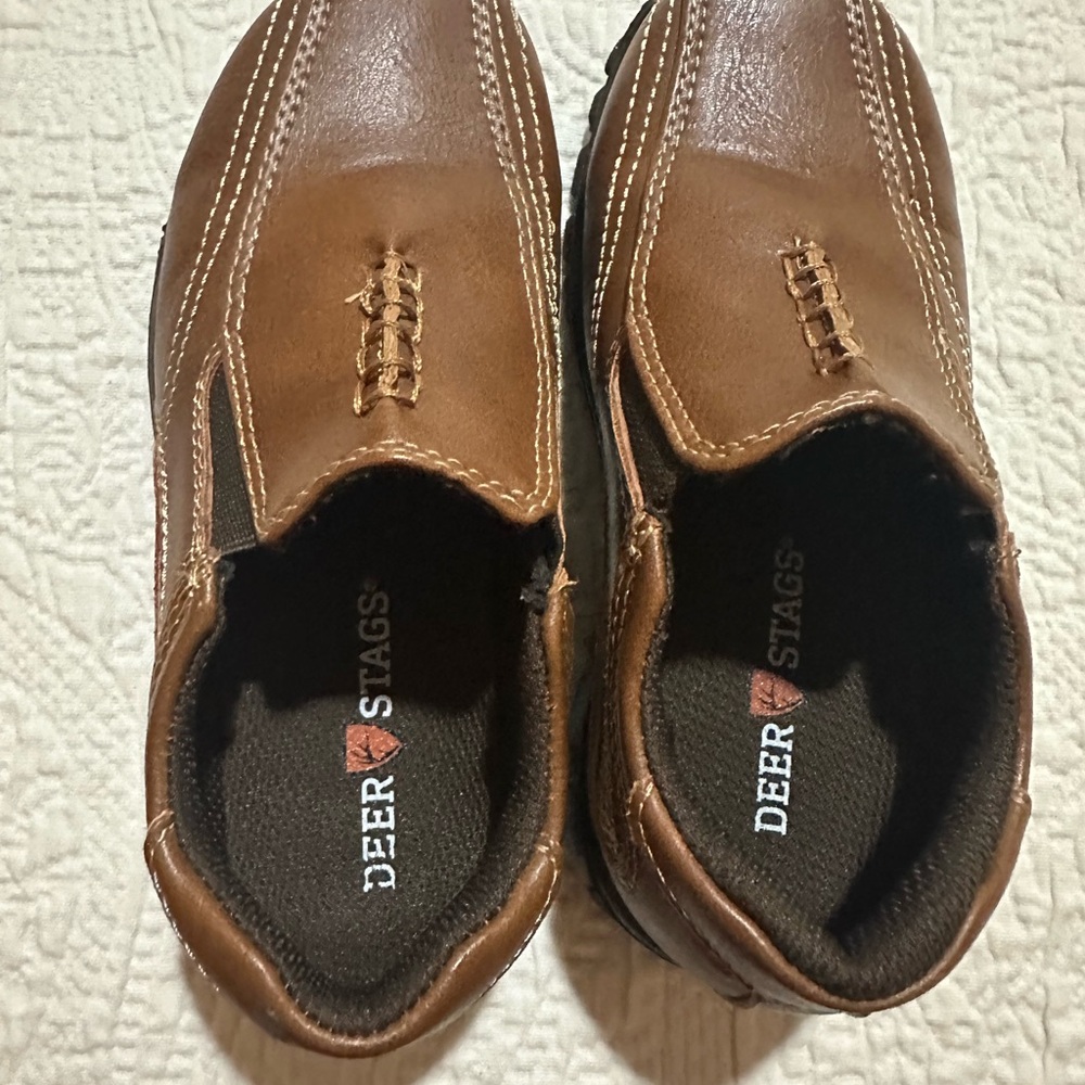 Deer Stags Boy’s Tan Loafers